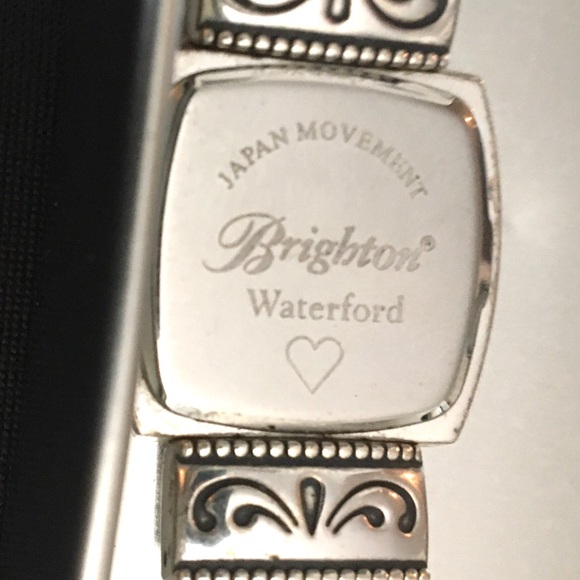🔆SOLD🔆 BRIGHTON Waterford BATTERY~ Reversible Ladies Watch w/Black & Red Band - Picture 5 of 7